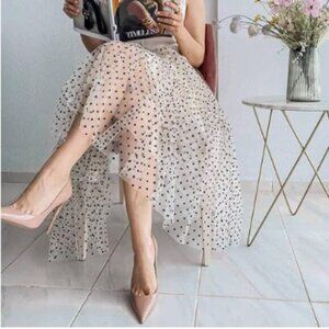 FSJ Nude Pointed Toe Pumps High Heel Sexy Stilettos Slip On Office Dress Shoes